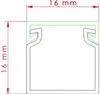 ARLI Kabelkanal selbstklebend 16 x 16 mm - 18m Produktbild-Vorschau 5