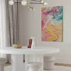 Vlies Leinwandbild - Colorful Chaos - Dynamic Shapes in Produktbild-Vorschau 2