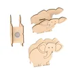 3 Dekorationen für das Kinderzimmer aus Holz - Elefant / Produktbild-Vorschau 5