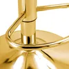 Set di 2 sgabelli da bar oro e trasparenti, regolabili in Anteprima dell’immagine prodotto 10