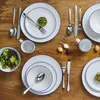 Kombiservice Blueline 24-teilig Porzellan weiß mit blauem Produktbild-Vorschau 4