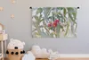 MuchoWow® Wandteppich Wandbehang Rosa Eukalyptusblüten Produktbild-Vorschau 3