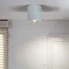 Aufbaustrahler Modern Weiß Metall E27 elegante Produktbild-Vorschau 1