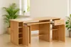 PC-Tisch Buche Schreibtisch Bürotisch Druckerfach Produktbild-Vorschau 4