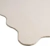 Tapis beige shaggy doux avec forme de vague moderne Taille Voir les images du produit 4
