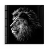DEQORI Glasbild Echtglas 50x50 cm 'König der Tiere im Produktbild-Vorschau 2
