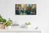 Wandbild Leinwand Bilder Wanduhr 60x30 Architektur Menschen Produktbild-Vorschau 3