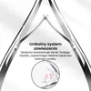 AdroitGoods zestaw 3 sztuk obcinaczy do skórek - Srebrny - Podgląd zdjęcia produktu 2