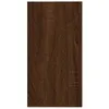 vidaXL Tavolino marrone effetto rovere 50x26x50 cm Anteprima dell’immagine prodotto 5