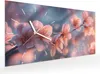 Wanduhr aus Glas mit Motiv Blühender Zweig- 60 x 30 cm - Produktbild-Vorschau 2