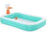BESTWAY Piscina per famiglie con canestro 251x168x102 cm Anteprima dell’immagine prodotto 2
