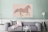 MuchoWow® Poster Pferd - Briefe - Rosa - Mädchen - Kinder - Produktbild-Vorschau 5