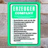 Erzeuger Company Metallschild XXL in 28x38 cm in türkis für Produktbild-Vorschau 7