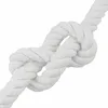 vidaXL Corde en coton, blanche, 2 x 2 x 2500 cm Voir les images du produit 3
