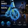 Hulajnoga dla dzieci z hamulcem ręcznym, oświetleniem LED, Podgląd zdjęcia produktu 7