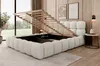 Polsterbett Bett AURELIA 180x200cm in Stoff Ascot Beige  / Produktbild-Vorschau 3