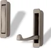 Two metallic hooks on a white background. Produktbild-Vorschau