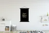 MuchoWow® Textilposter Zitat - Traum - Schwarz - Gold Produktbild-Vorschau 2