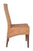 MiaMöbel Esszimmerstuhl 46x98x45 cm Modern Rattan Honig Produktbild-Vorschau 5
