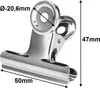 10 Stück kleine Verschlussclips Metall | 50mm Tüten Clips | Produktbild-Vorschau 2