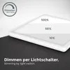 Lampa sufitowa LED panel 29cm ściemnialna ultrapłaska lampa Podgląd zdjęcia produktu 2