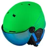 Dziecięcy kask narciarski Speedy PRO zielony matowy obwód Podgląd zdjęcia produktu 2