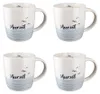 4tlg. Becher MEERZEIT weiß blau 380ml Jumbobecher maritim Produktbild-Vorschau 2
