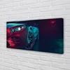 Leinwandbild 100x50 Wandkunst Auto Lichter Produktbild-Vorschau 2