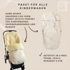 COOSY Lammfell Fußsack Fb. cream Produktbild-Vorschau 8