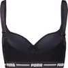 PUMA Damen Padded Top Bra Bustier, Farbe:Schwarz, Produktbild-Vorschau 3