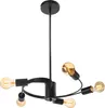tooLight Hängelampe APP739-5CP BLACK Produktbild-Vorschau 1
