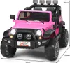 COSTWAY 12V 2 posti auto per bambini 3 velocità 2,5-4 km/h, Anteprima dell’immagine prodotto 5