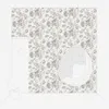 Tapete Rosen-Muster im Vintage Zeichen Stil – Grau, Creme Produktbild-Vorschau 3