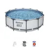 Bestway Steel Pro Max Rattan Ø 366x100 Cm Stahl Runder Produktbild-Vorschau 42