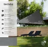 Voile d'ombrage triangulaire, gris - 5 x 5 x 5 m Voir les images du produit 2