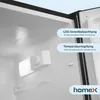 homeX Kühlschrank mit Gefrierfach | Kühl-Gefrierkombination Produktbild-Vorschau 4