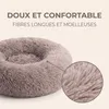 IvoQ Panier pour chien rond Ø 60 cm – Lit pour chien Fluffy Voir les images du produit 4
