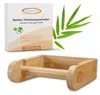 ECENCE Toilettenpapierhalter Holz Bambus Wandmontage ohne Produktbild-Vorschau 1