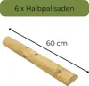 TIMBERMIK Baumstütze Komplettset Rankhilfe Baumpfahl ø 7cm Produktbild-Vorschau 8