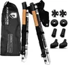 A set of ALPIN LOACKER carbon trekking poles with various accessories laid out on a white background. Produktbild-Vorschau