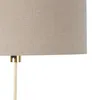 Stehlampe Verstellbar Gold mit Schirm HellBraun 50 cm Parte Produktbild-Vorschau 3