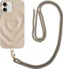 Biggest Love Creme Cord Hülle  - Kompatibel mit iPhone 12 Produktbild-Vorschau 1