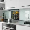 Küchenrückwand Spritzschutz Glas mit Motiv Gewürze Löffel Produktbild-Vorschau 2