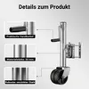 Dvojité oporné koleso Wiltec do 680 kg, oceľová opora Náhľad obrázku produktu 7