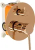 A rose gold shower valve and built-in box are shown against a white background. Náhled obrázku produktu