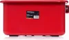 A red workshop washing machine is shown from the front. Produktbild-Vorschau