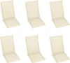vidaXL Chaises de jardin pliantes 6 pcs. avec coussins en Voir les images du produit 5