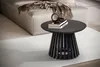 Couchtisch FineBuy Sofatisch Massivholz Schwarz 60x60x41cm Produktbild-Vorschau 2