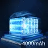 A digital illustration of multiple batteries arranged in a grid, glowing with blue energy, set against a dark, starry background. Náhled obrázku produktu