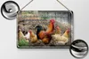 Blechschild Spruch 30x20cm es gibt so viele Hühner und Produktbild-Vorschau 2